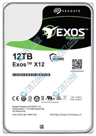 Восстановление данных Exos X16 12 TB ST12000NM002G